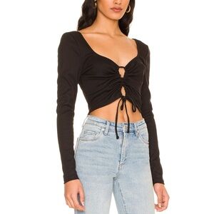 Minkpink black top